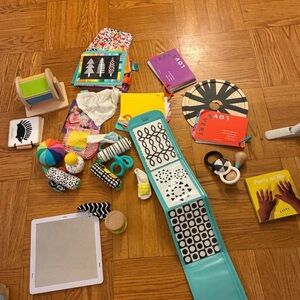 First Three Lovevery Kits- The Looker, the Charmer, the Senser— EUC!